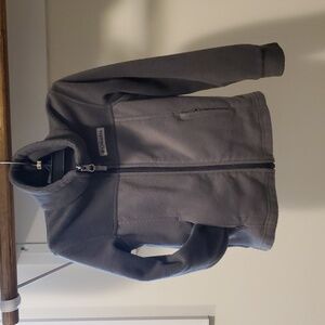 Columbia Boy's Charcoal Grey 2-Tone  Fleece Jacket Sz XXS 4/5